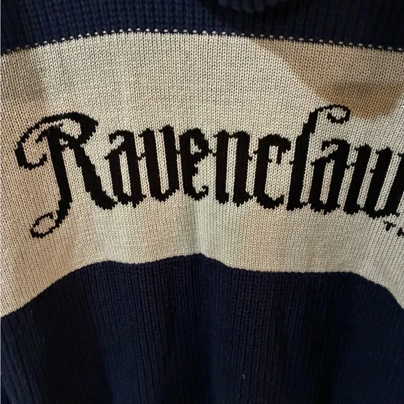 Harry Potter Ravenclaw Pullover Drawstring Hoodie Sweater - Picture 8 of 9